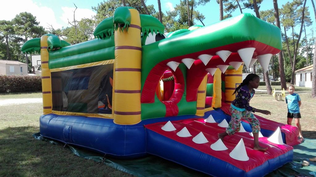 Jeu gonflable à Sous les Pins