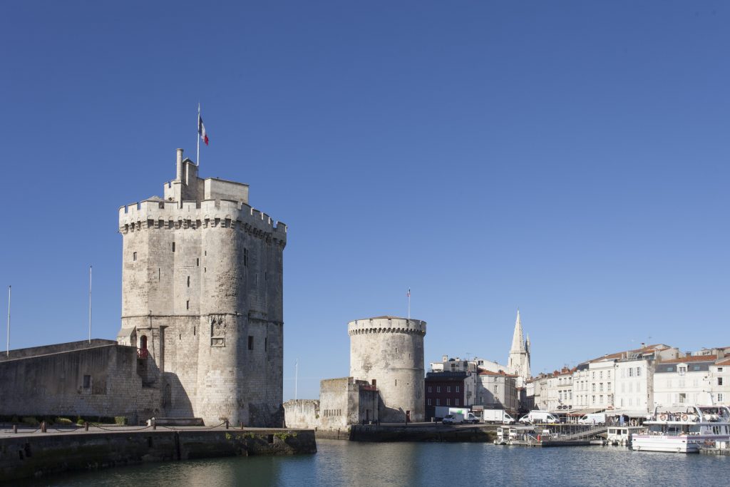 Vue sur le port de La Rochelle 